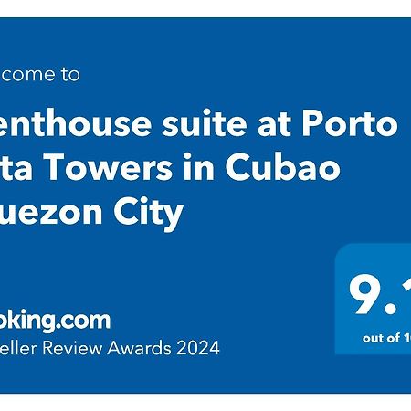 Penthouse Suite At Porto Vita Towers In Cubao Quezon City Manila Esterno foto